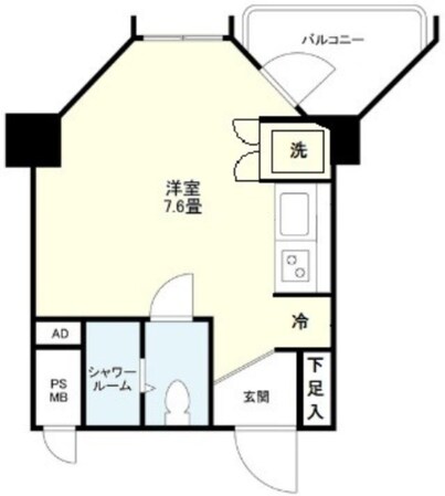 武蔵関ハイツA棟の物件間取画像